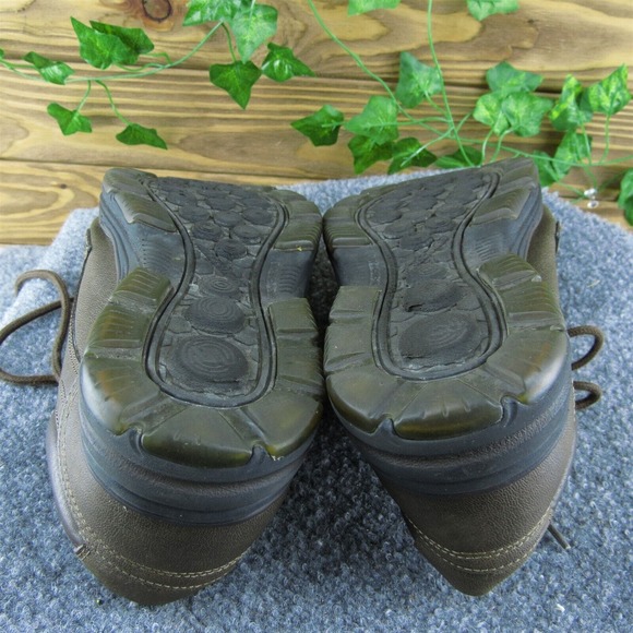 SKECHERS Classic Fit Men Sneaker Shoes Brown Lace‎ Up Size 8.5 Medium - Picture 10 of 10